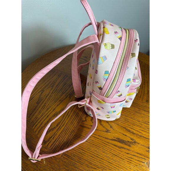 Disney Loungefly Princess Ice Cream Mini Backpack Pink - Picture 2 of 8